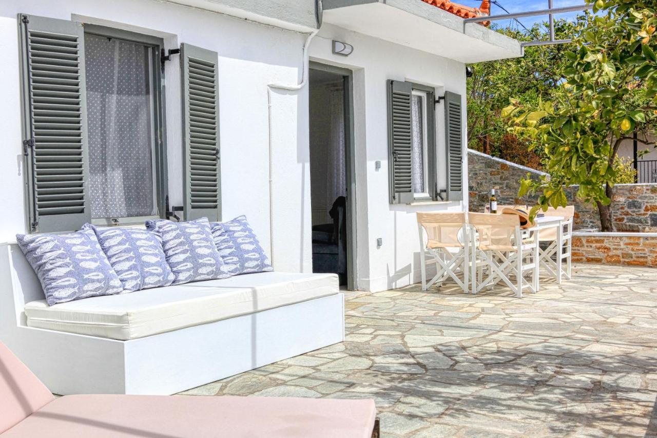 Villa Lemonia Glossa Bagian luar foto