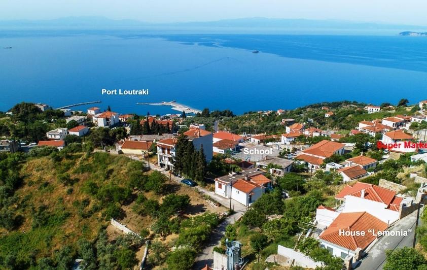Villa Lemonia Glossa Bagian luar foto